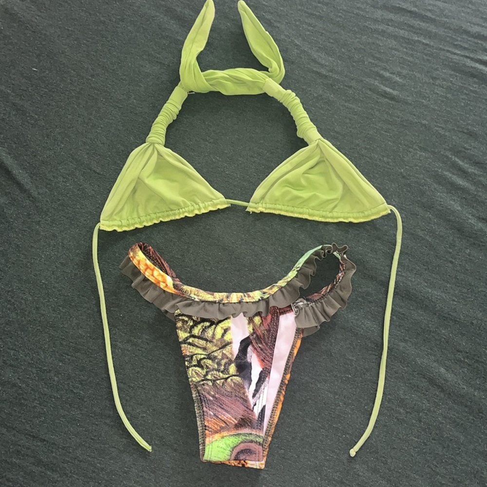 JUNGLE Brazilian bikini (XS) 🇧🇷